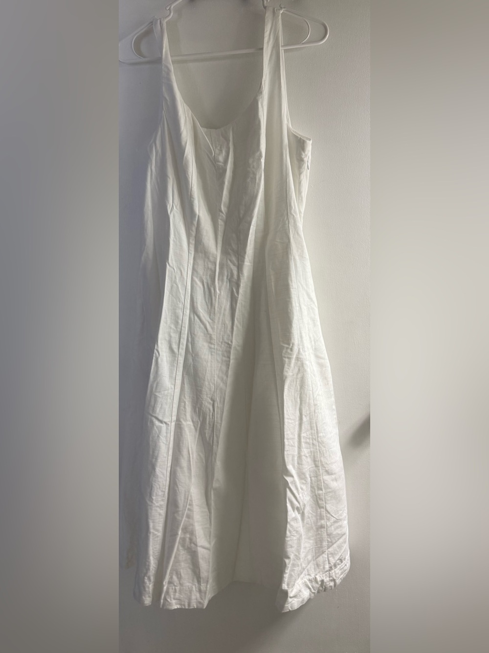 a new day White Sleeveless Sundress